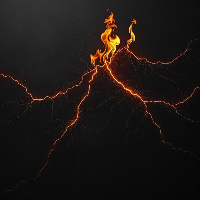 Fire Bolt Atmospheric Background